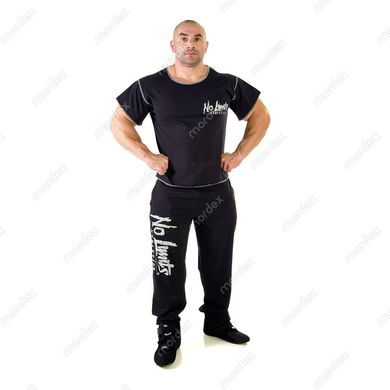 No Limits, Штаны спортивные зауженные Athletics Pants (MD6020-1) черные XL
