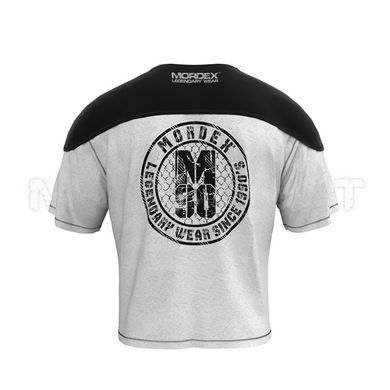 Mordex, Футболка-Розмахайка Rag Top Legendary Wear M-90(MD7565-4) Чорний-Сірий ( XL )