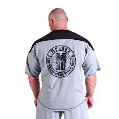 Mordex, Футболка-Розмахайка Rag Top Legendary Wear M-90(MD7565-4) Чорний-Сірий ( XL )