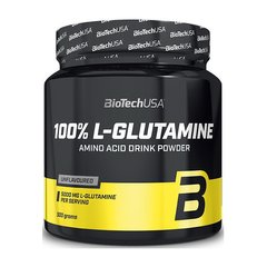 Biotech USA, Глютамін 100% L-Glutamine , 500 грам, Без смаку, 500 грам
