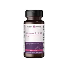 Vitamin World, Вітаміни Hyaluronic Acid 50mg, 60 капсул, 60 капсул