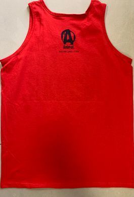 Universal Nutrition, Футболка без рукавів Майка(Animal Iron Iconic) Червона ( XL )