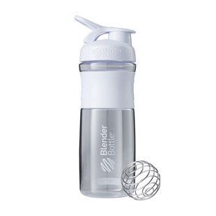 Blender Bottle, Спортивный шейкер-бутылка SportMixer White, 820 мл, Белый, 820 мл