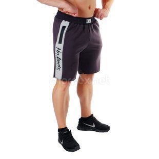 No Limits, Шорти Bodybuilding Aesthetics MD6640 сірий, Сірий, L