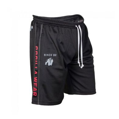 Gorilla Wear, Шорты спортивные Functional Mesh Shorts Black/Red