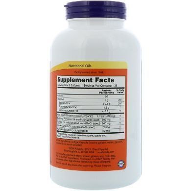 Now Foods, Омега Omega 3-6-9, 1000 mg, 250 капсул