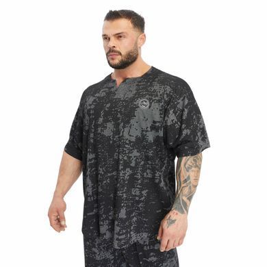 Big Sam футболка-розмахайка Oversize Technical Camo (3368) &mdash; чорна ( M )