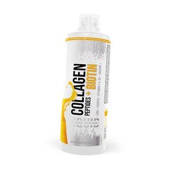 MST Nutrition, Коллаген Collagen Peptides+Biotin Liquid, 1000 мл, Апельсиновый сок, 1000 мл
