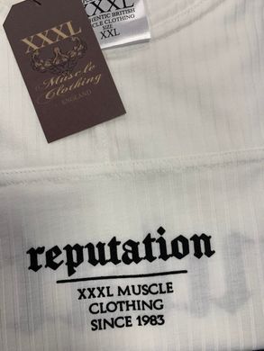 Explosive Fibres, Футболка-Розмахайка (Оверсайз )"Reputation" Linen Ragtop - White ( XXL )