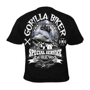 Silberrucken, Футболка GB26 Gorilla Biker Special Service Crew V-Neck черная ( M )