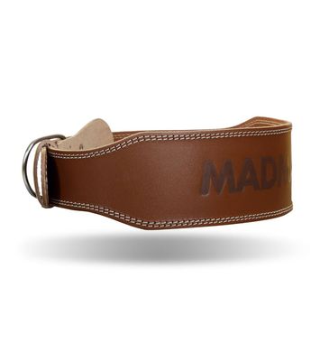 MadMax, Пояс атлетический кожаный (MFB 246) Коричневый ( M )