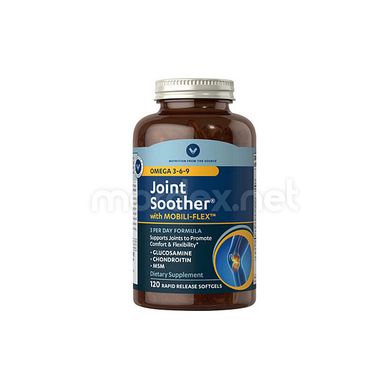 Vitamin World, Для суглобів і зв'язок Joint Soother with Omega 3-6-9
