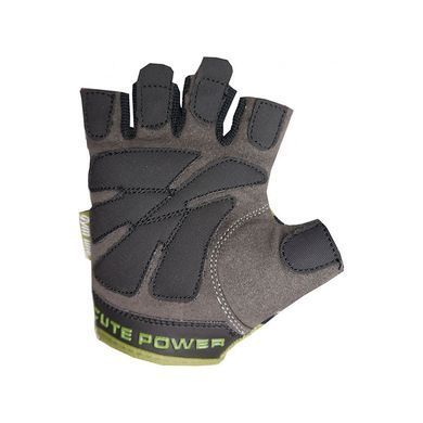 Power System, Перчатки Fitness CUTE POWER PS 2560 серый/зеленый, Серо-зеленый, M, Женский