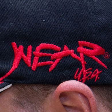 Gorilla Wear, Бейсболка чоловіча Core Cap Black/Red, Чорний / червоний, One saze