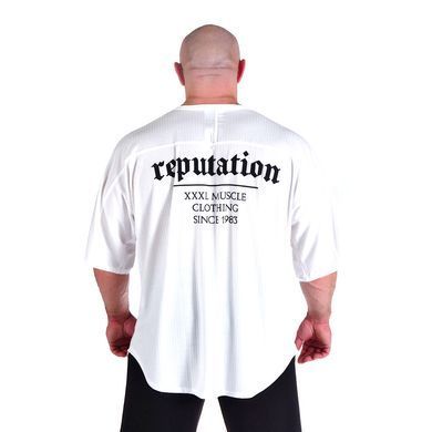 Explosive Fibres, Футболка-Розмахайка (Оверсайз )"Reputation" Linen Ragtop - White ( XXL )
