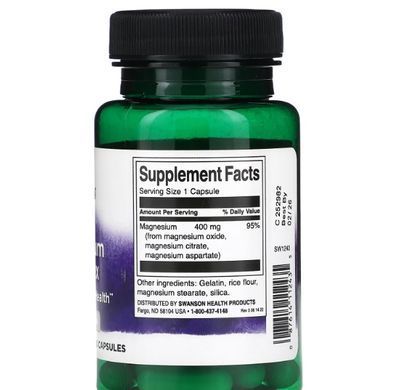 Swanson Triple Magnesium Complex 400 мг &mdash; 100 капсул