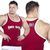 Big Sam, Майка 2075 Muscleshirt Бордовая, Бордовий, S