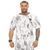 Big Sam, Футболка-Розмахайка (Oversize Gym Rag Top T-shirt BGSM 3334) Біло-сіра ( M )
