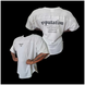 Explosive Fibres, Футболка-Розмахайка (Оверсайз )"Reputation" Linen Ragtop - White ( XXL )